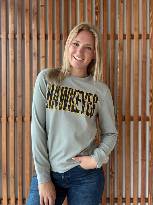Soft Hawkeye Distressed Crew