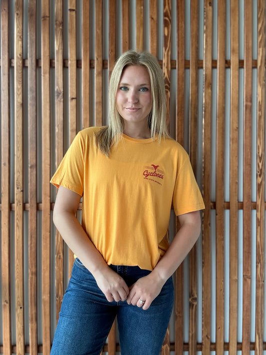 Heritage Cyclone Unisex T-Shirt: Gold