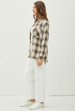 Flannel with Drop Shoulder