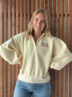 Iowa Shape Embroidered Snap Button