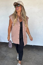 Hudson Utility Vest - Mauve