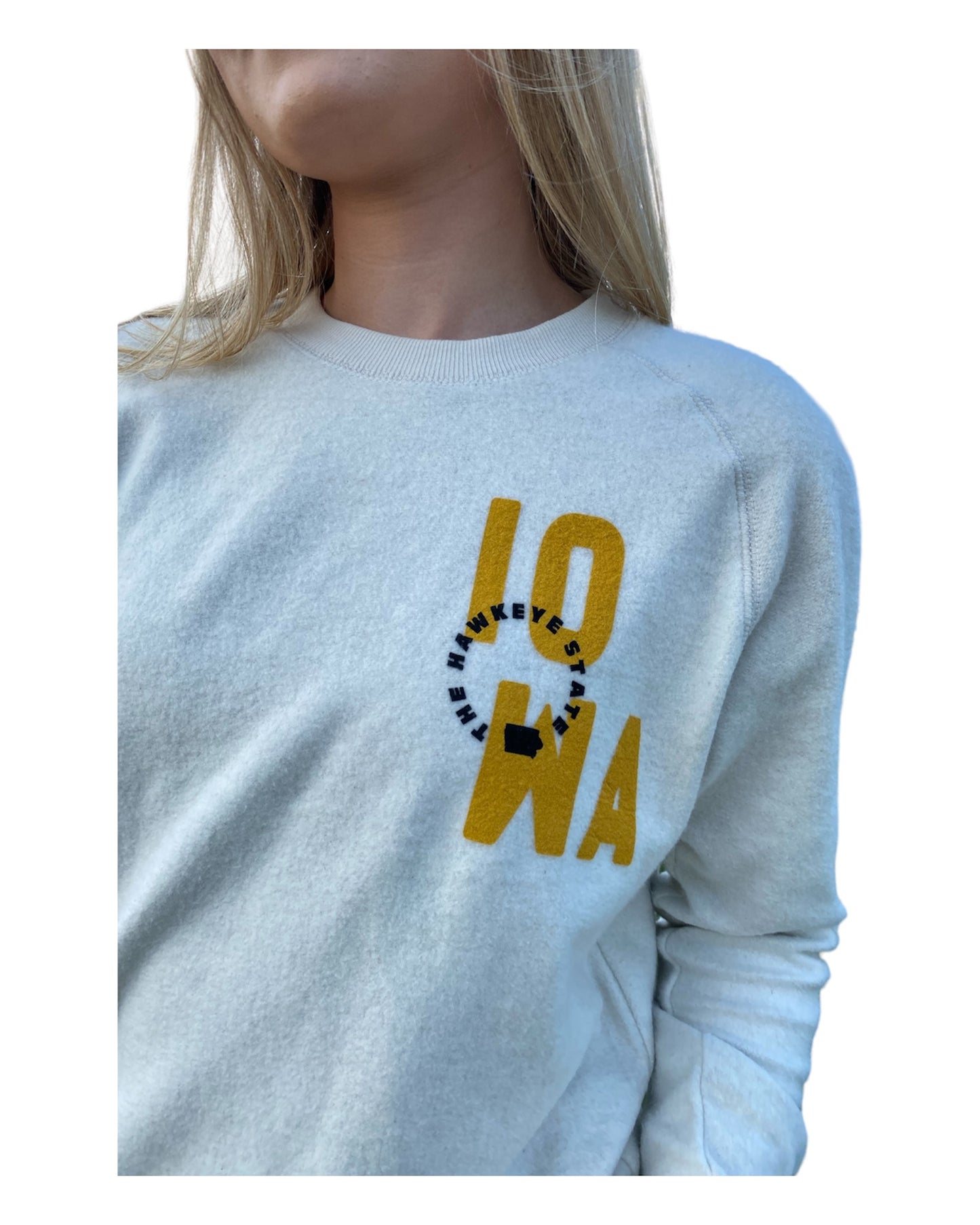 Inside Out - Left Chest Iowa Sweatshirt