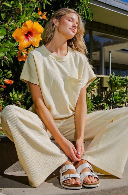 Honey Comb Short Sleeve: Lemonilla