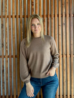 Lightweight Ribbed Sweater: Mocha
