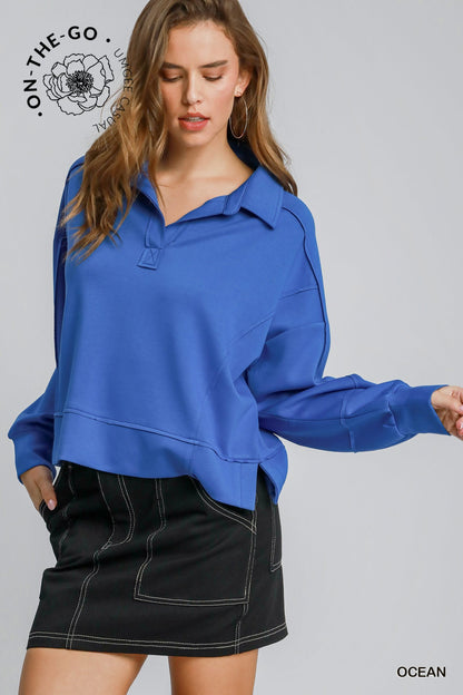 Ocean Luxe Fit Loose Fit Sweatshirt