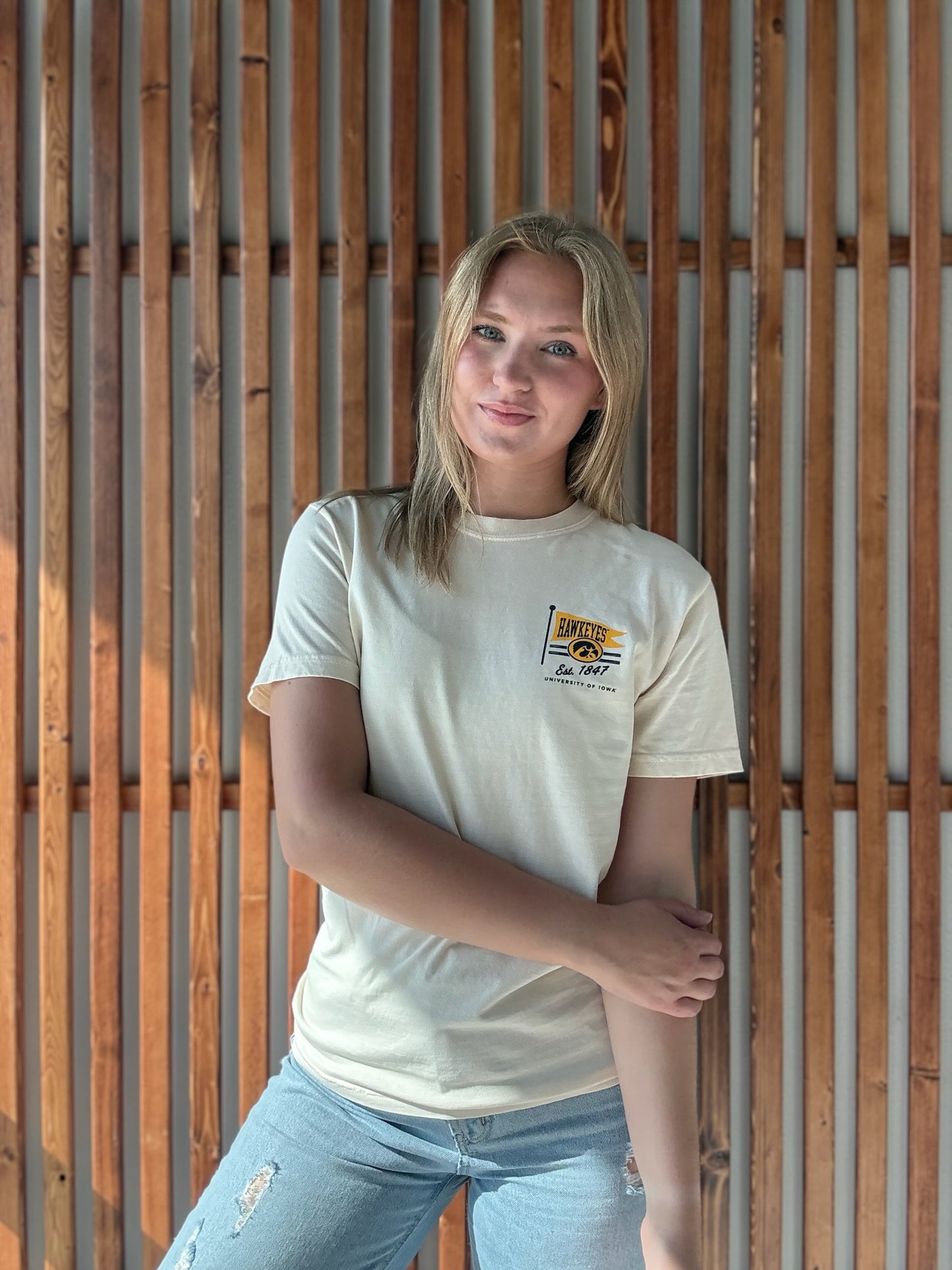 1847 Hawkeye Flag T-Shirt
