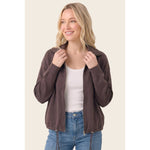 Mock Neck Sweater Jacket