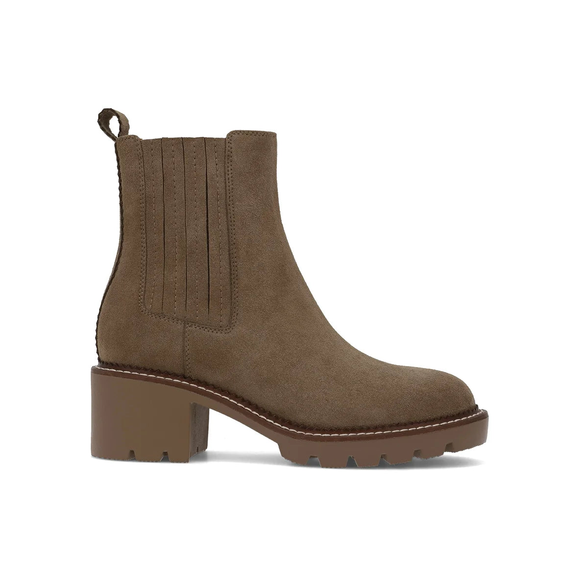 Mia Pryor-R Suede Boot - Taupe