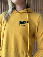 IA Flag Hoodie: Mustard