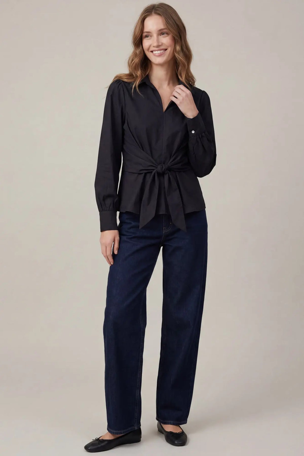 Twisted Top: Black