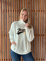 Est 1846 Iowa Script Mock Neck