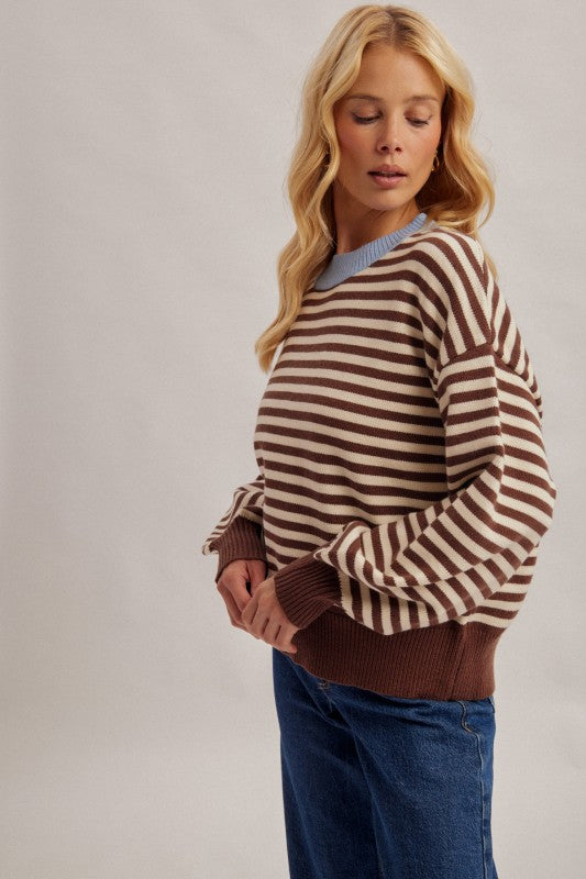 Trendy Stripe Sweater