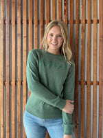 Warm-up Crew: Sage Embroidery