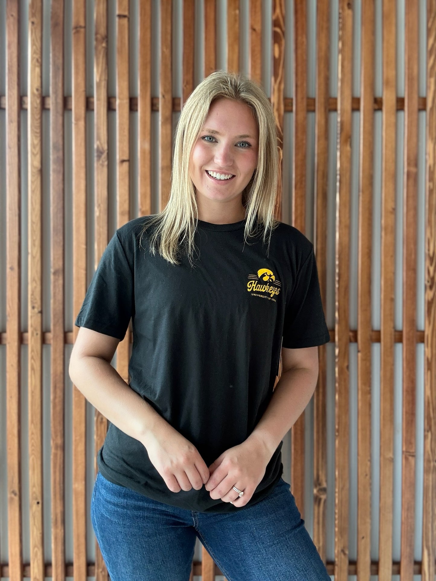 Heritage Hawkeye T-Shirt (Unisex): Black