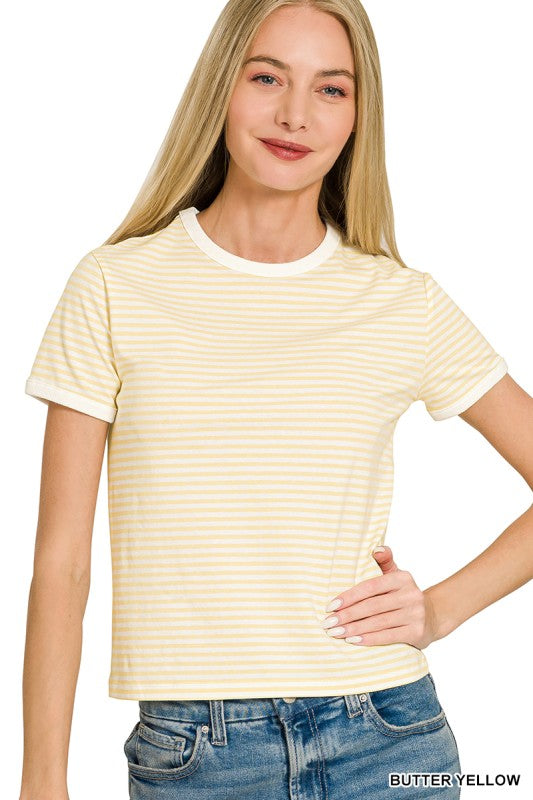 Butter Stripe Tee