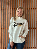 Est 1846 Iowa Script Mock Neck