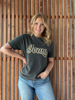 Double Layer Vintage Iowa T-Shirt