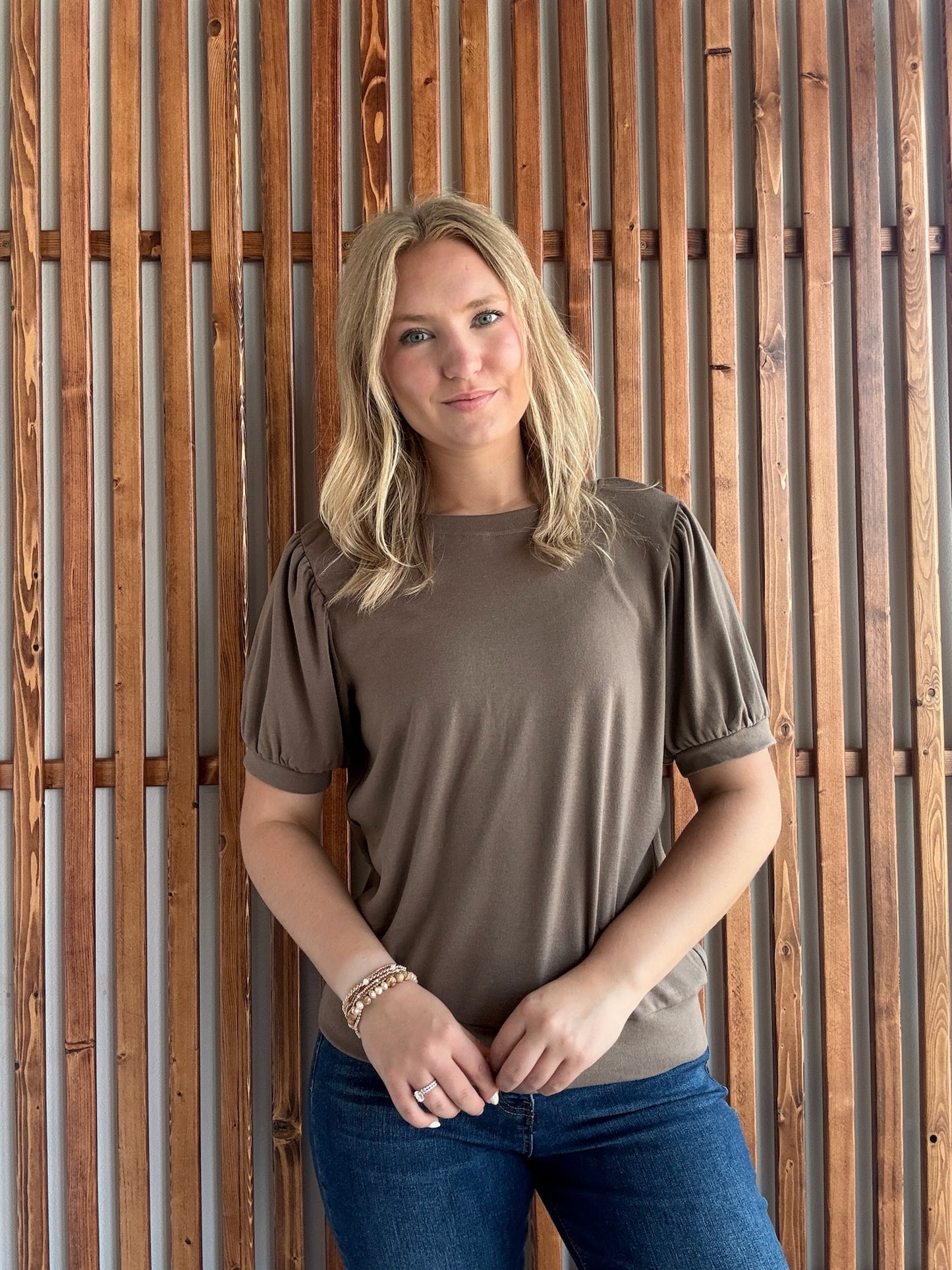 Katie Cozy Top - Mocha
