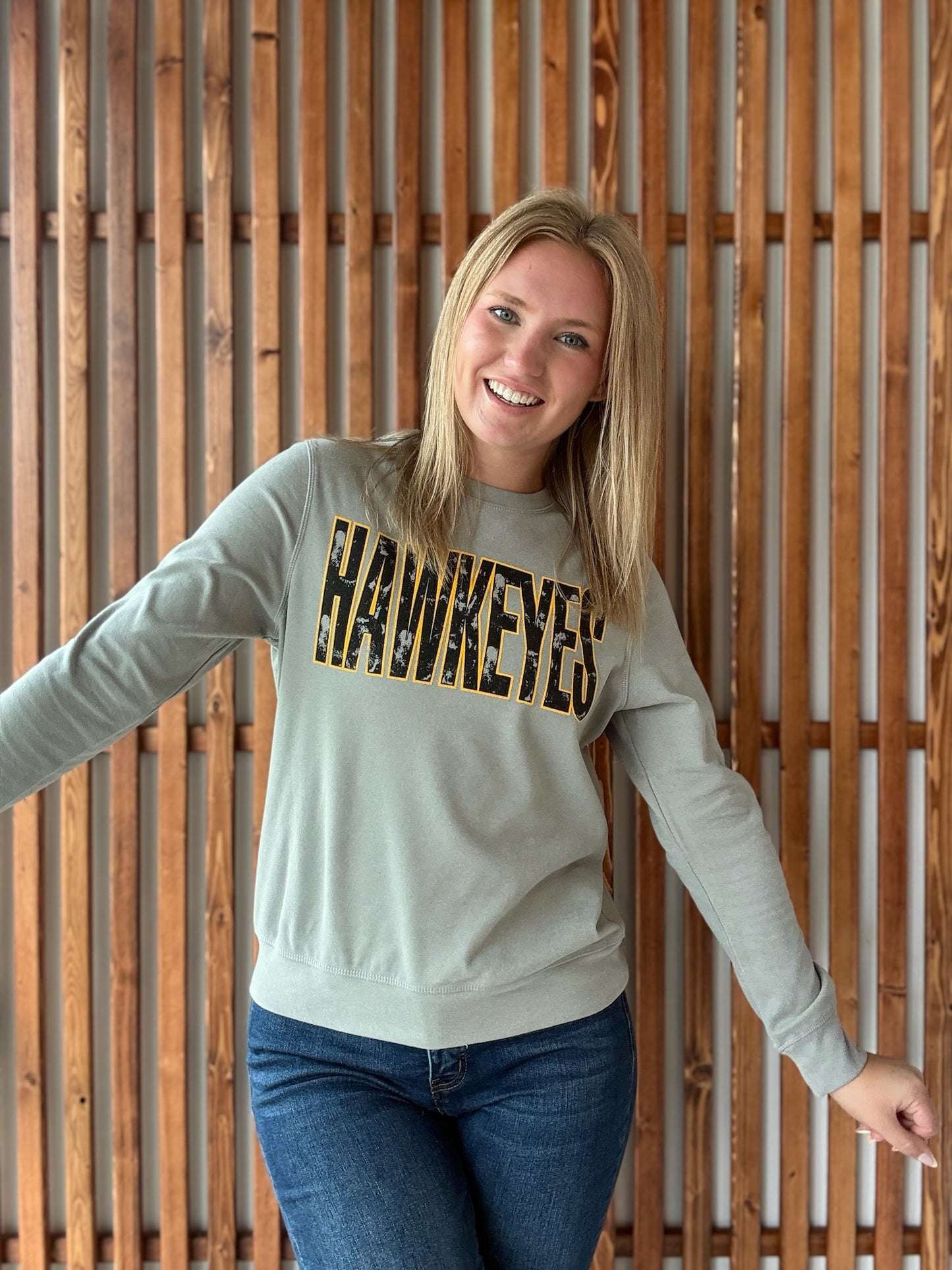 Soft Hawkeye Distressed Crew