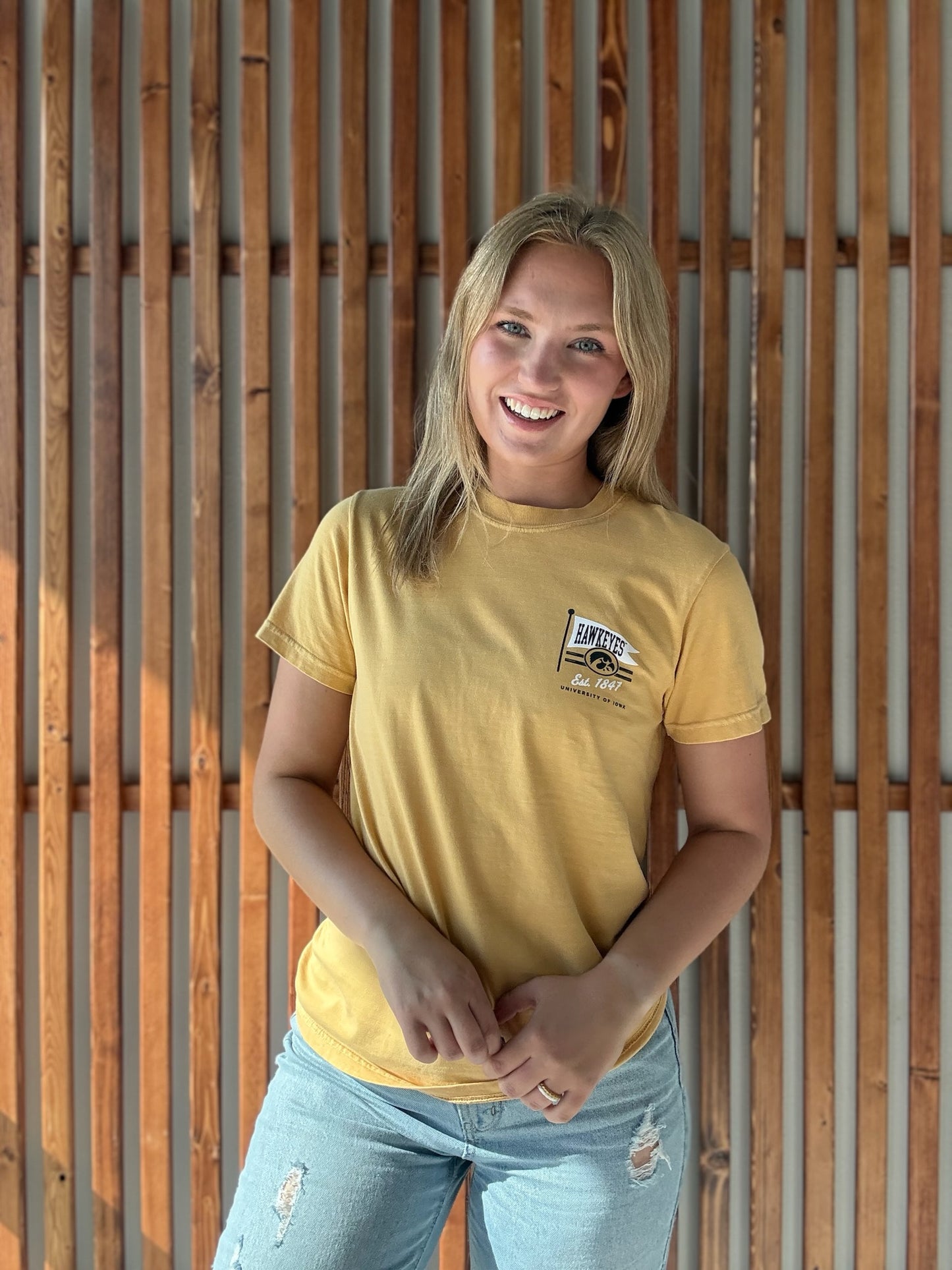1847 Hawkeye Flag T-Shirt