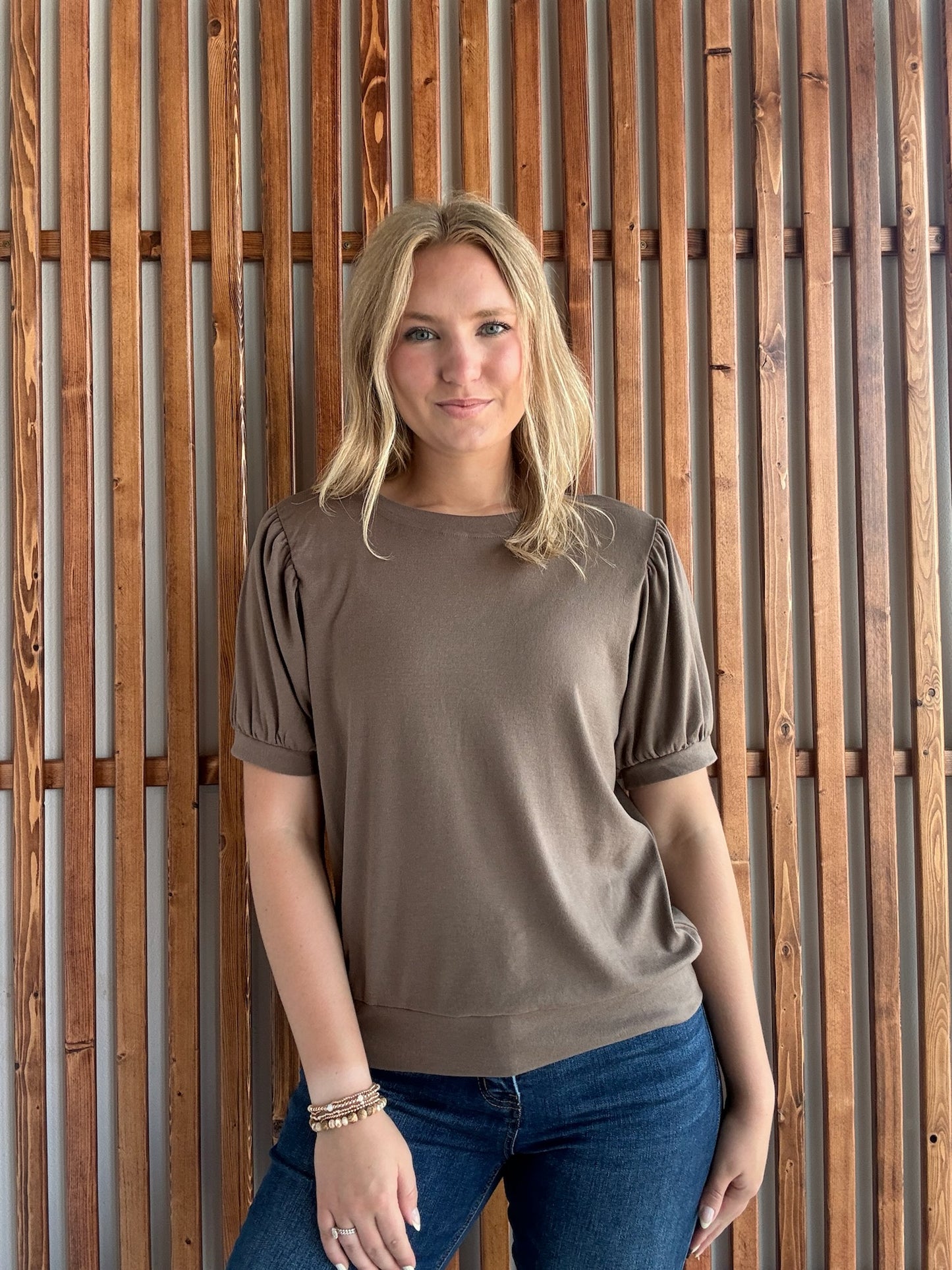 Katie Cozy Top - Mocha