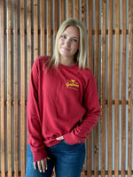Heritage Cyclone Crewneck: Cardinal