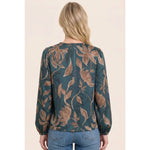 Jade Floral Top