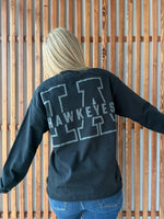 IA Hawkeye Puff Crewneck