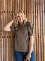 Katie Cozy Top - Mocha