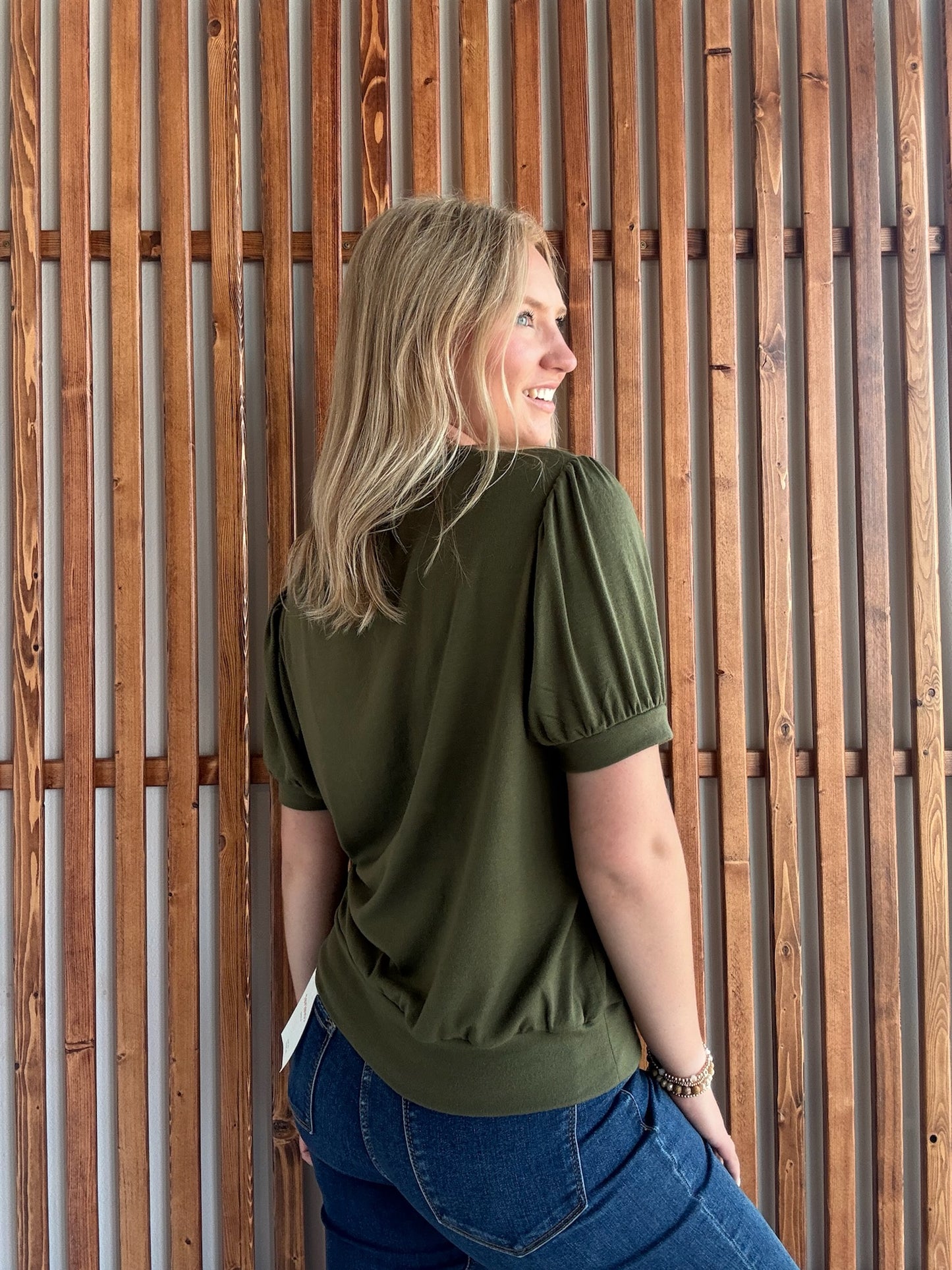 Katie Cozy Top - Olive