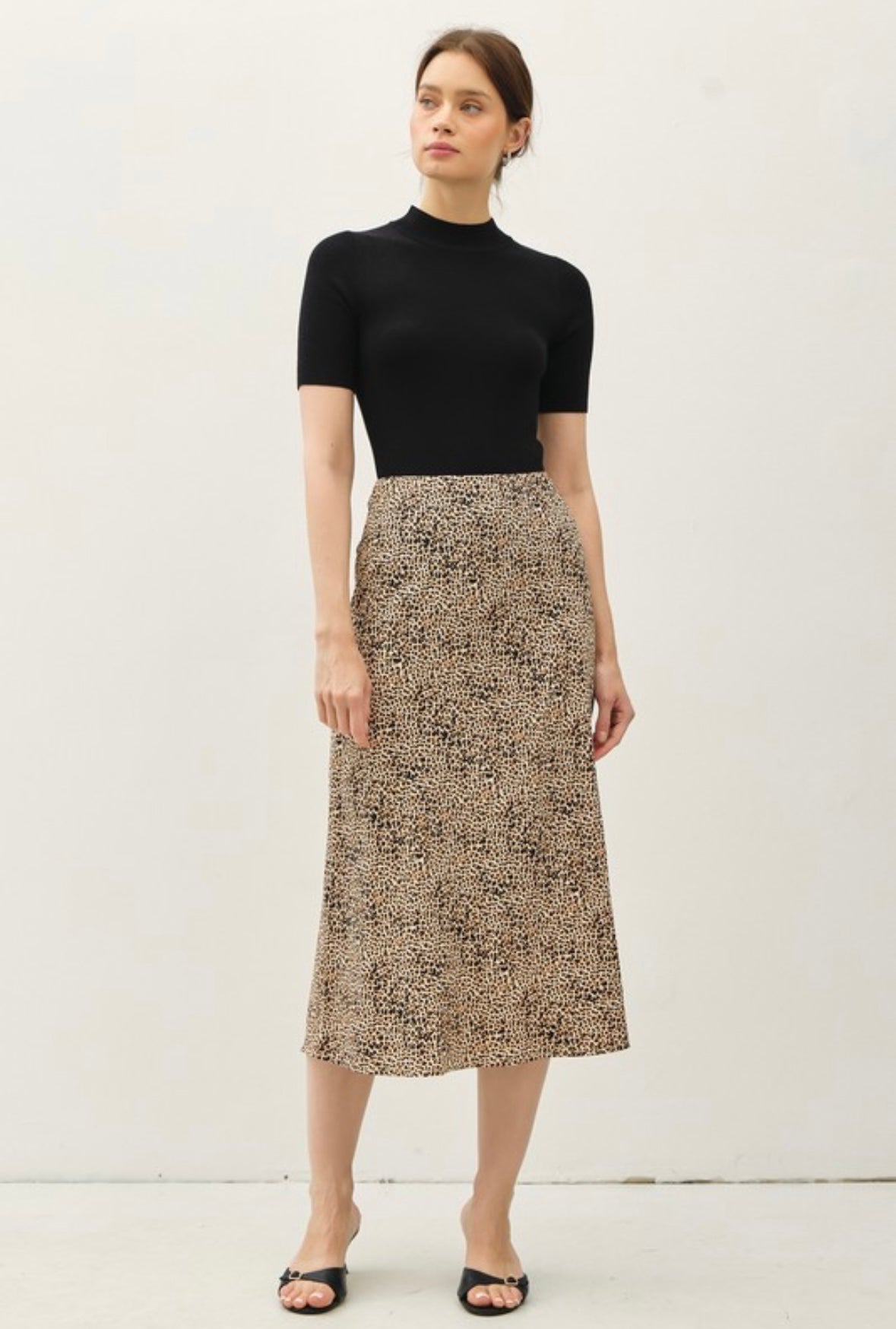 June Skirt - Leopard