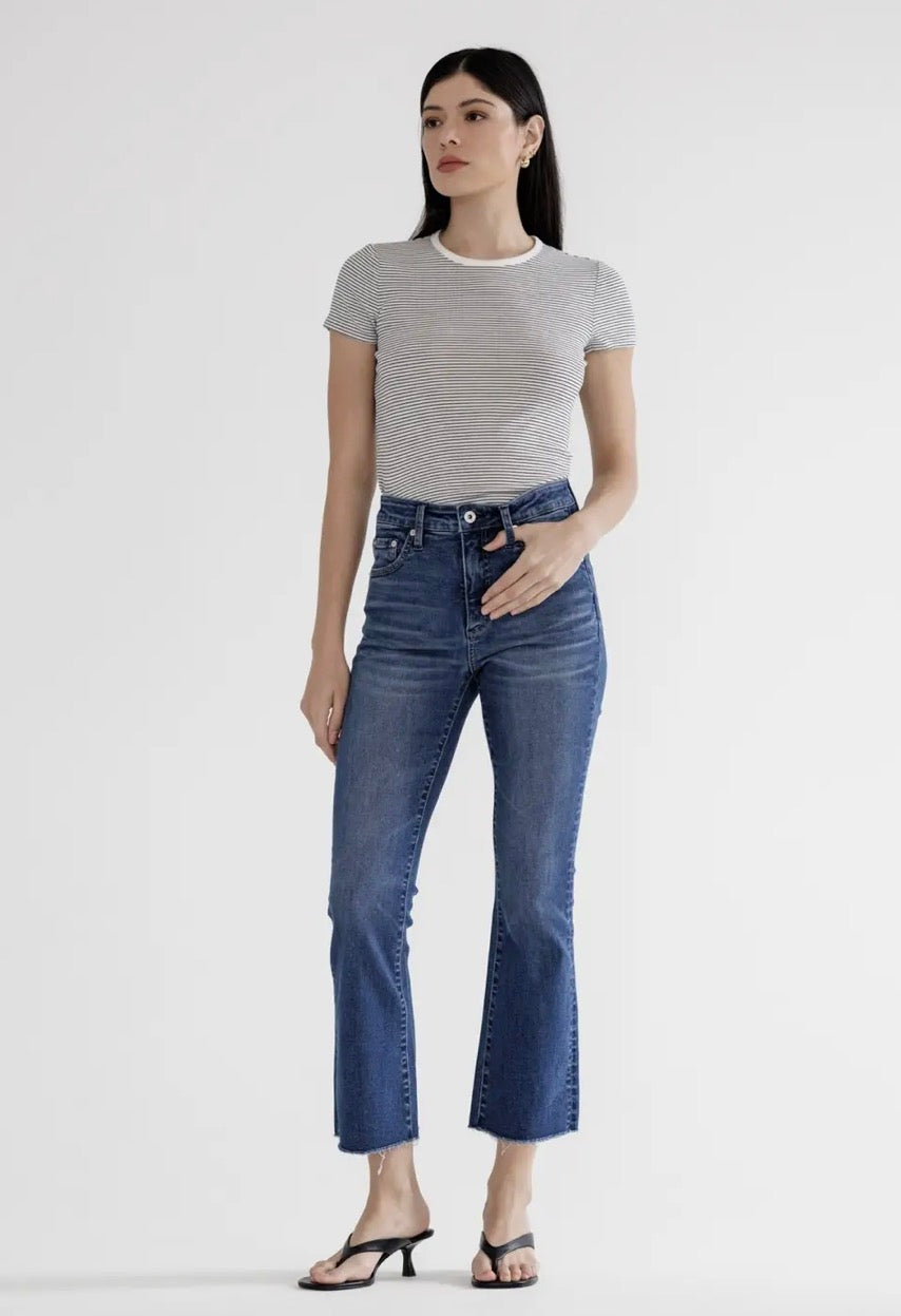 Camille HR Crop Bootcut Leg Jean