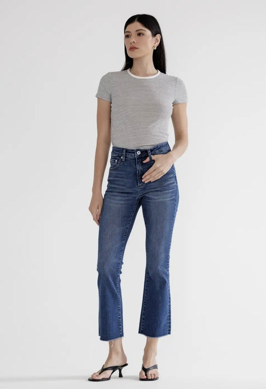 Camille HR Crop Bootcut Leg Jean