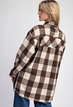 Coco Brown Plaid Shacket