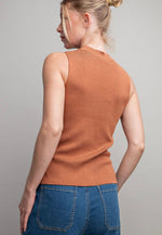 Classy Fitted Mock Neck Tank