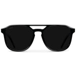Hunter - Polarized Rectangular Sunglasses: Black / Triple Black Lens