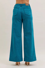 Judy Blue Mr. Utility Wide-Legged Jean- Teal