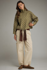 Olive Polka Dot