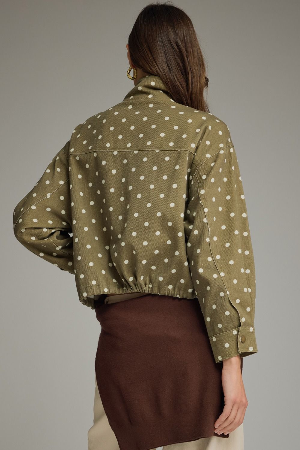 Olive Polka Dot