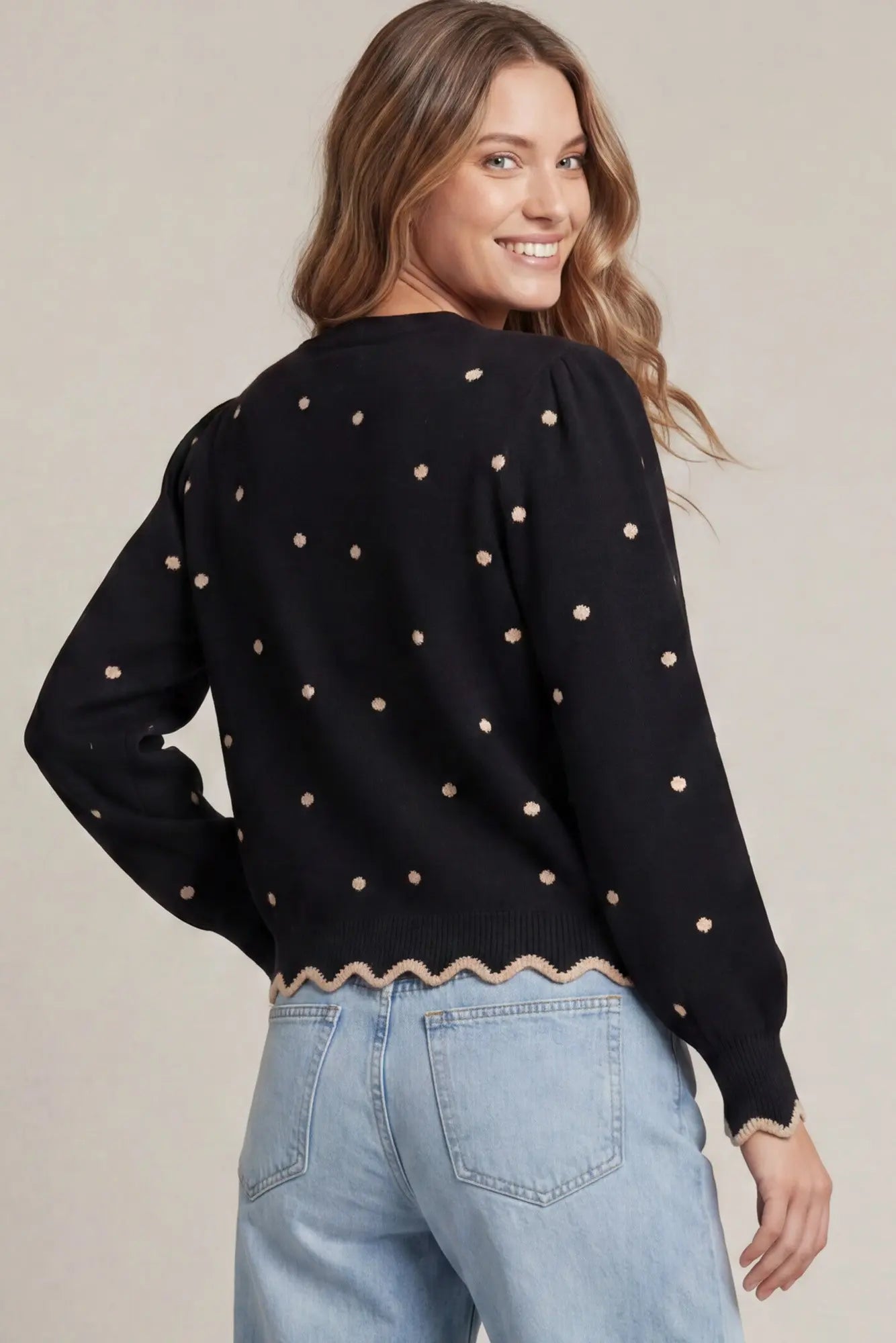 Polka Dot Cardigan