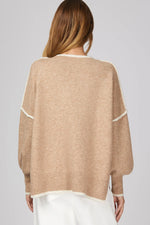 Mocha With Cream Trim Detail