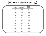 Remy Zip Up Vest - Teal