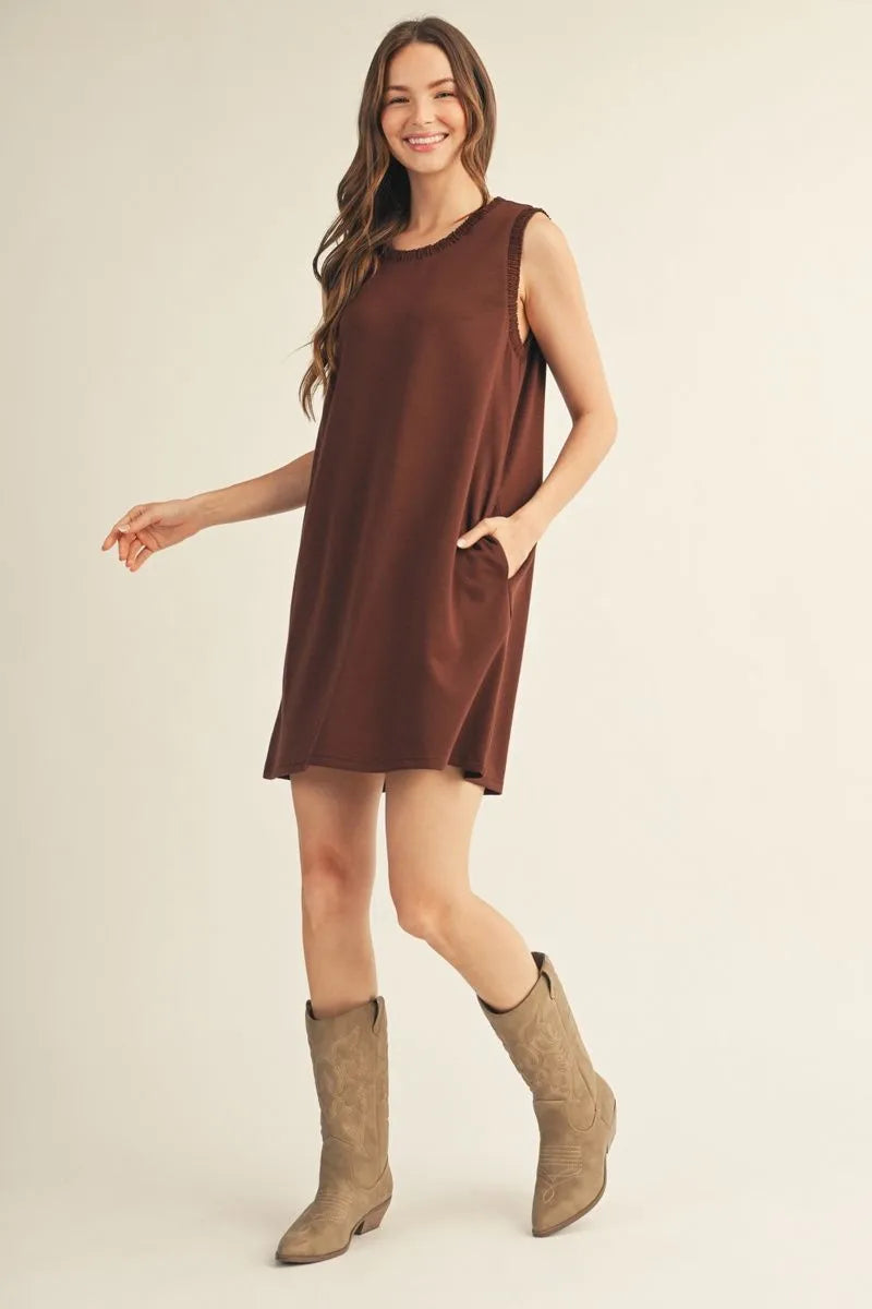 Brown Comfort Dress