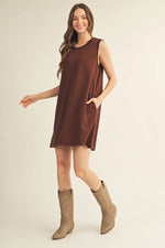 Brown Comfort Dress