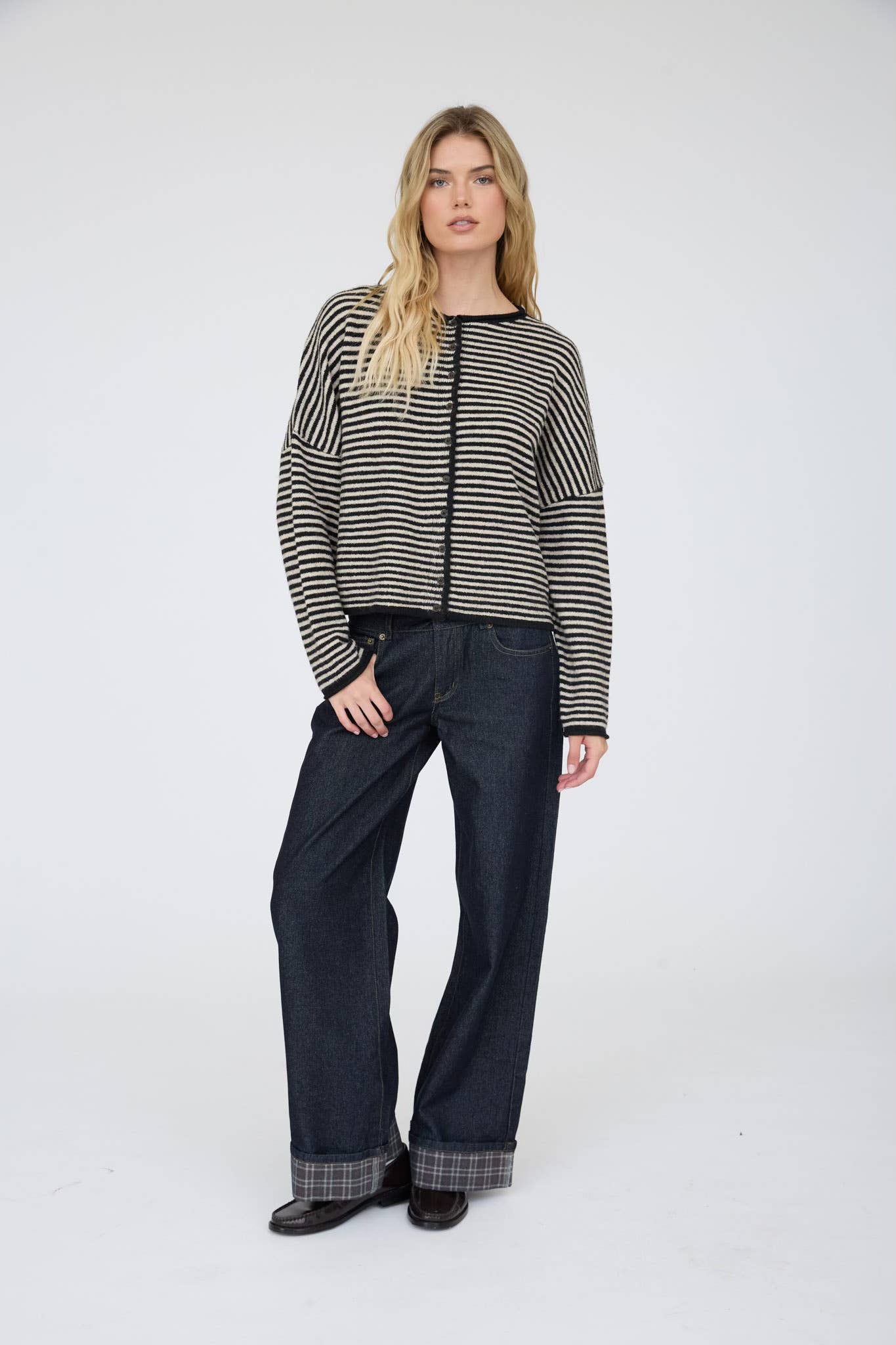 Black & Tan Cardigan