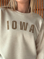 Iowa Distressed Scuba Crewneck