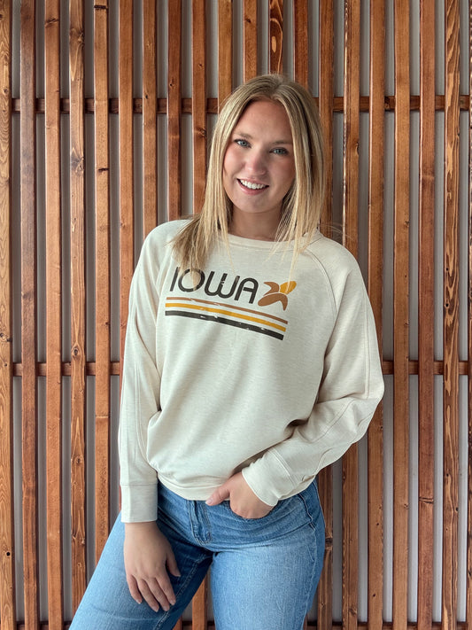 Iowa Vintage Corn Scuba Crewneck