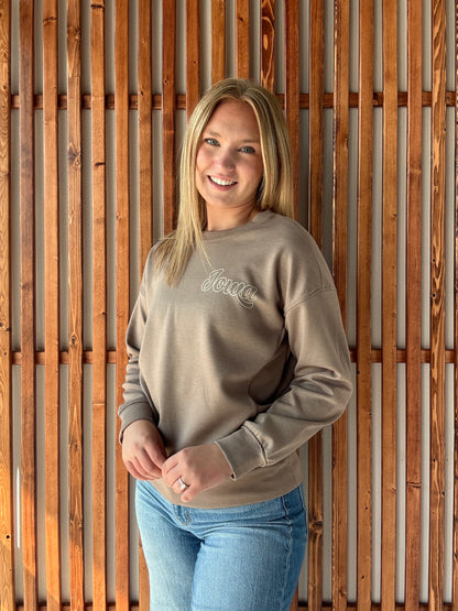 Vintage Iowa Left Chest Cozy Lightweight Crew