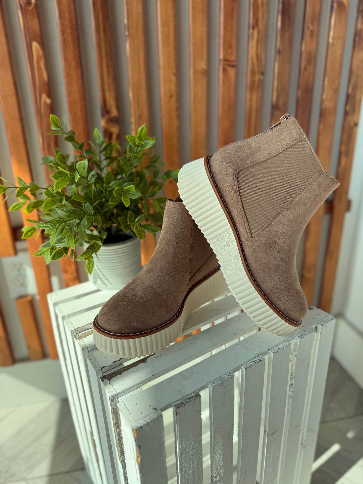 Pierre Dumas Sweet Ankle Boot - Taupe