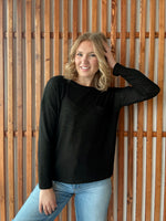 Slub Hacci Long Sleeve Top